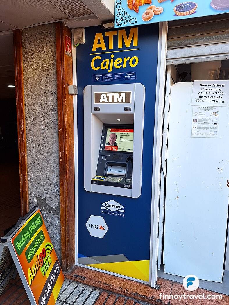 ATM in the Canary Islands